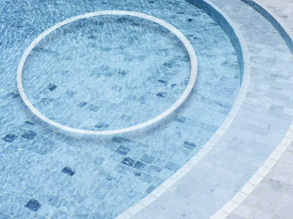 Eine Runde Form Einer Weißen Linie Bildet Einen Verzierten Kreisrahmen — Stockfoto