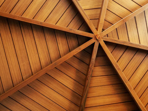 Wooden Construction Background Arranged Shape Roof Interior Structure Domed Wood — 스톡 사진