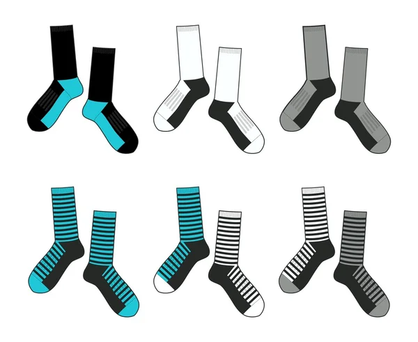 Socks template — Stock Photo, Image