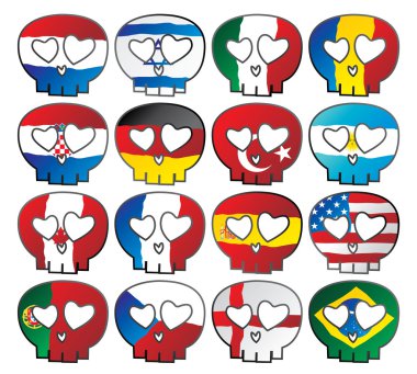 Kafatası sanat tüm ulus