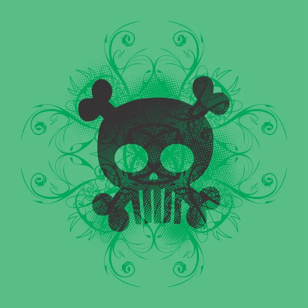 Skull evil symbol — Stock Photo, Image
