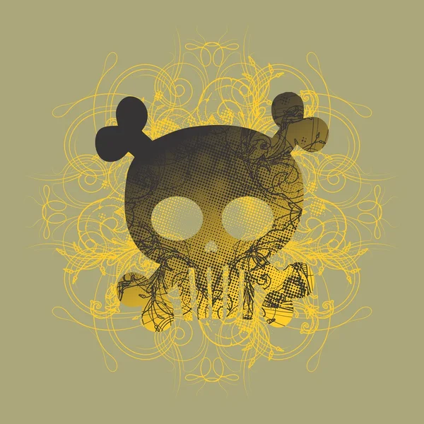 Skull evil symbol — Stock Photo, Image