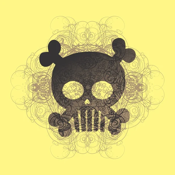 Skull evil symbol — Stock Photo, Image