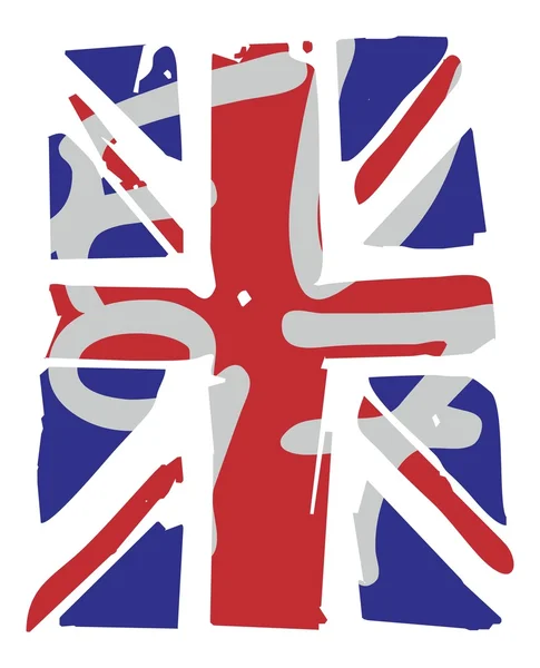 Anglii banderą Zjednoczonego Królestwa — Zdjęcie stockowe