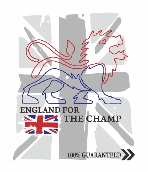 England united flag kingdom lion one — Stock Photo, Image