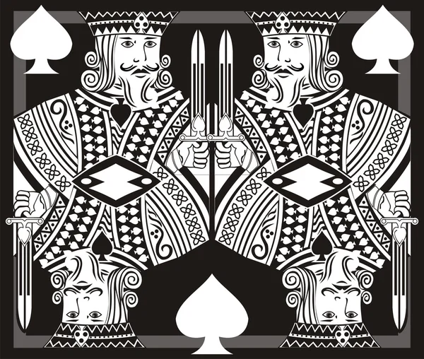 King of poker art — Stock Photo, Image