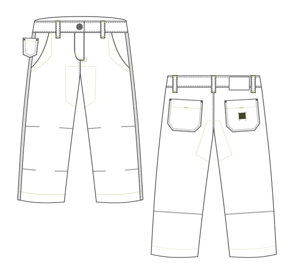 Garment apparel template — Stock Photo, Image