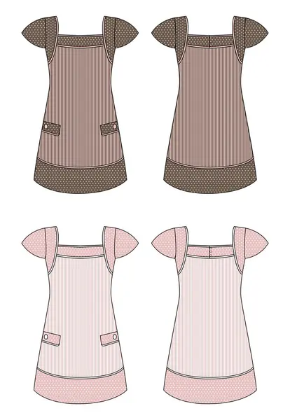 Girl apparel design — Stock Photo, Image