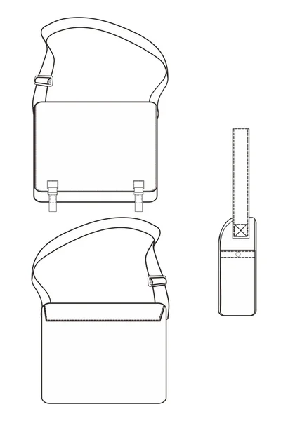 Kleidungszubehör Kunsttasche — Stockfoto