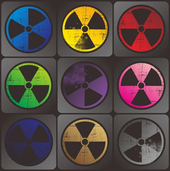 Signo nuclear rayo arte —  Fotos de Stock