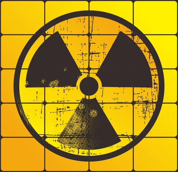 Nuclear sign art ray — Stock Photo, Image