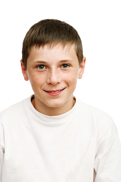 Retrato de menino jovem — Fotografia de Stock