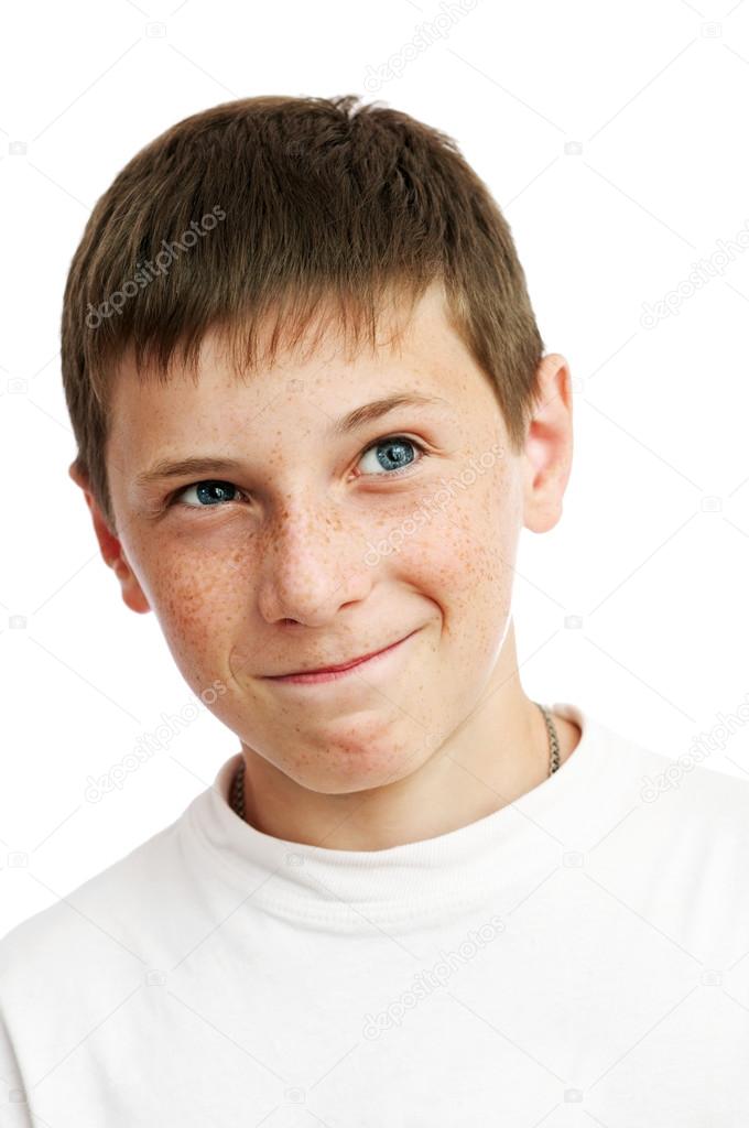 Portrait of young smiling boy