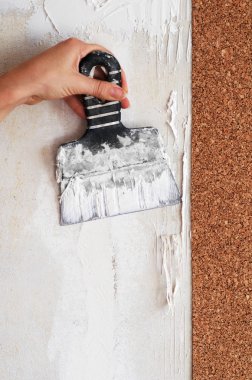 kabuğu kuru tutkal yapıştırma duvar kağıdı için