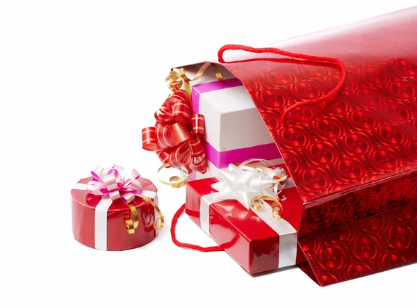 The presents in the package — Stock Photo, Image