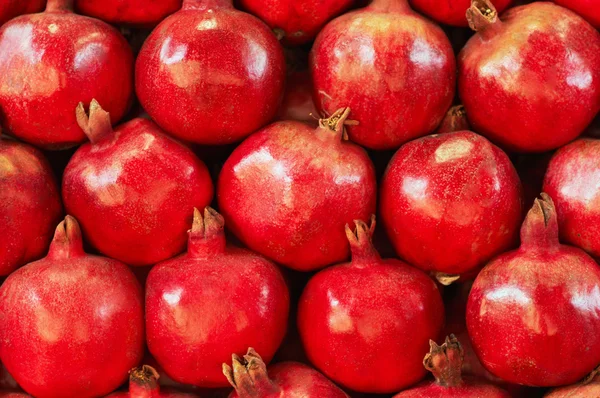 Gezonde voeding. vele rode granaatappel — Stockfoto