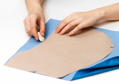 stroke patterns on fabric