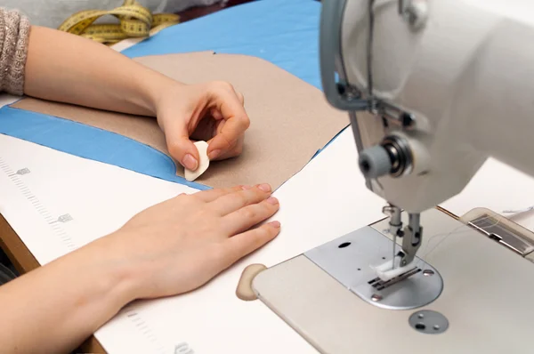 Stroke patterns on fabric — Stock Photo, Image