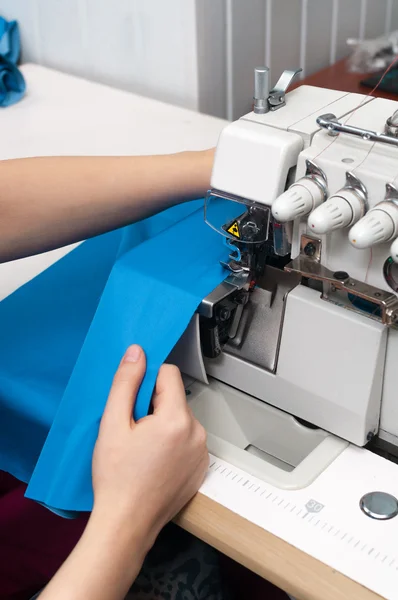 Work at the sewing machine — Stock Photo, Image