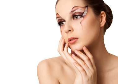 güzel moda tatil makyaj