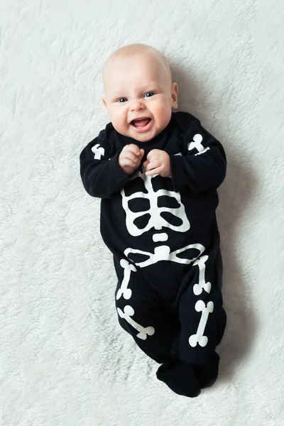 Baby dressed skeleton — Stock Photo, Image
