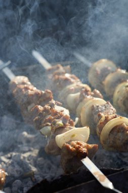 Barbekü Izgara duman