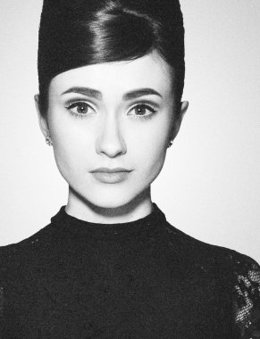 retro moda stil ikonu fotoğrafı