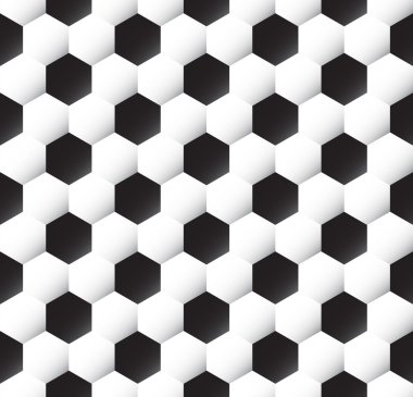 Seamless soccer ball texture vector Seamless soccer ball texture vector