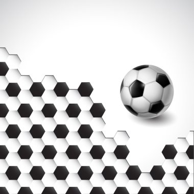 Futbol vektörel banner arka plan