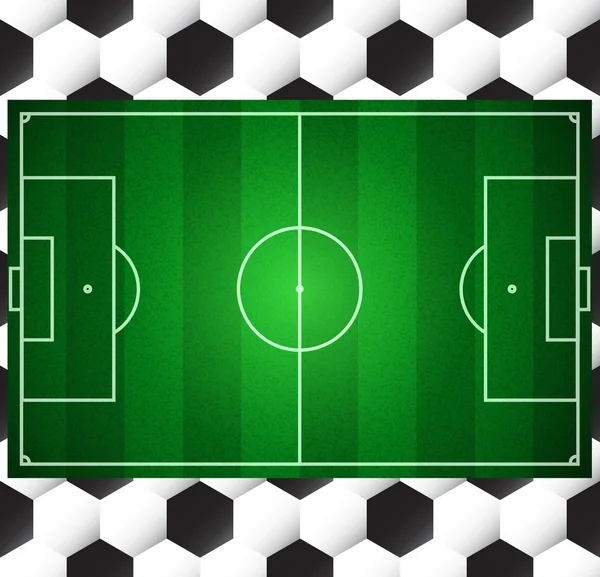 Voetbal voetbal vectorveld — Stockvector