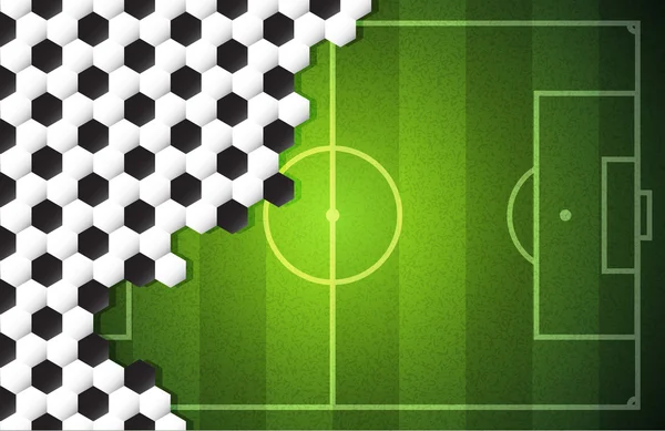Векторный фон футбола — стоковый вектор