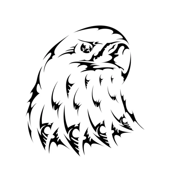 Птах Татуювання вектор — стоковий вектор
