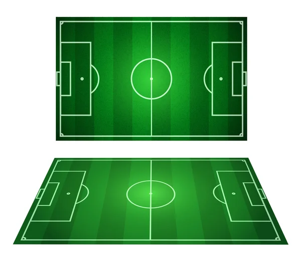 Voetbalveld - vector — Stockvector