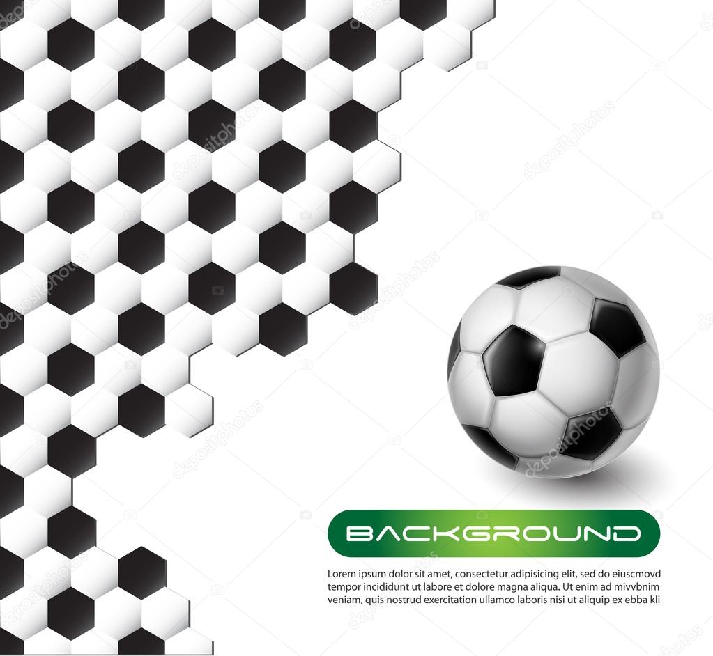 Soccer vector background