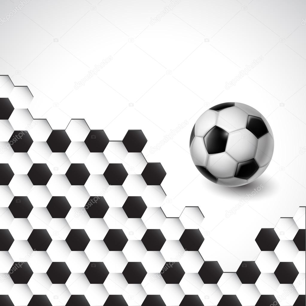 Soccer vector banner background