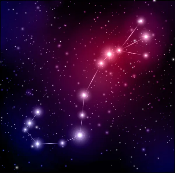 Constellation du Scorpion — Image vectorielle