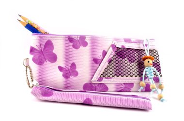 bir madde ve kolları ve kalemler oyuncak çocuk davasından