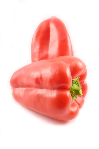 Pimenta, pimentão doce maduro vermelho fotografado de perto — Fotografia de Stock