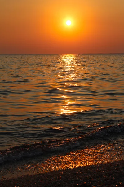 Sunset on the sea — Stock Photo, Image
