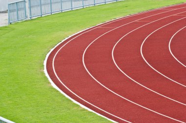 yarış pisti büyük futbol stadyumu eğrisi