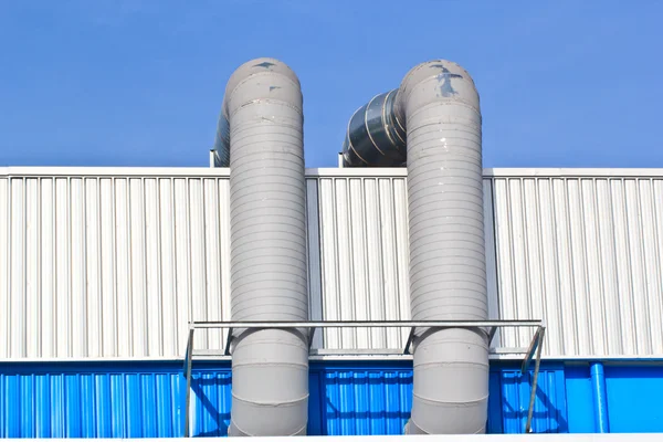 Equipment, cables and piping as found inside of industrial power — Stock Photo, Image