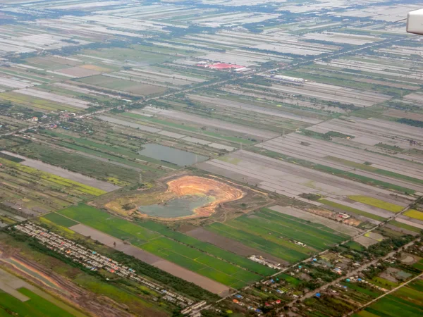 Point de vue de Taiwan avion vient à Thai — Photo