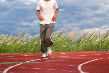 akşam ışığında koşma