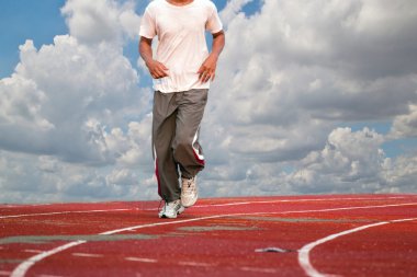 akşam ışığında koşma