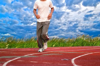 akşam ışığında koşma