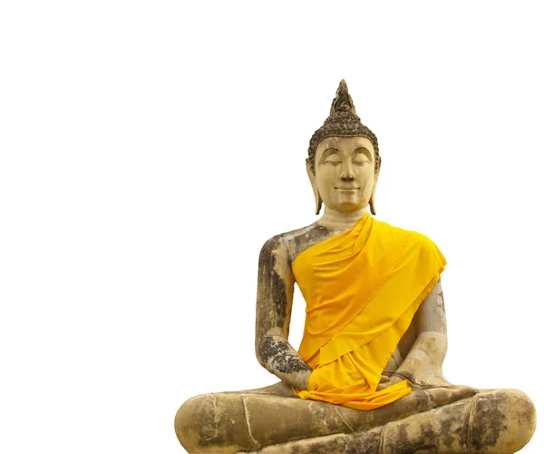 Estátua de Buda no templo antigo — Fotografia de Stock