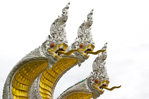 Koning van naga in muang tempel aungthong thailand — Stockfoto