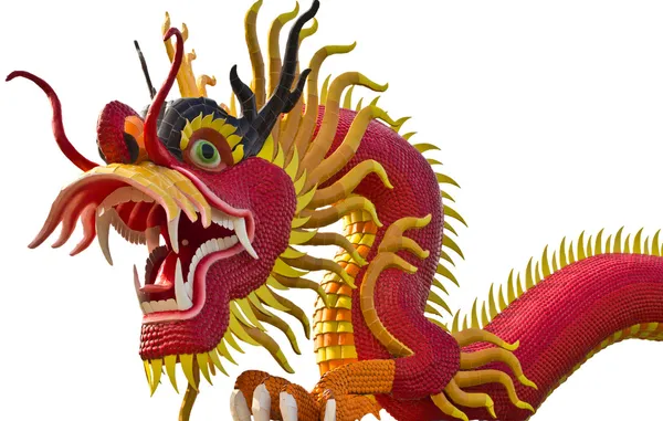 Statue de dragon de style chinois — Photo