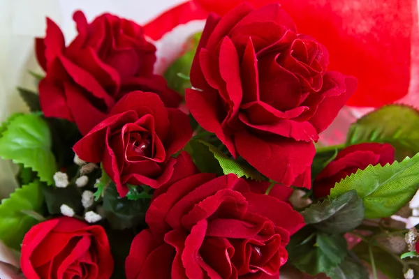 Rosas rojas para el día de San Valentín —  Fotos de Stock