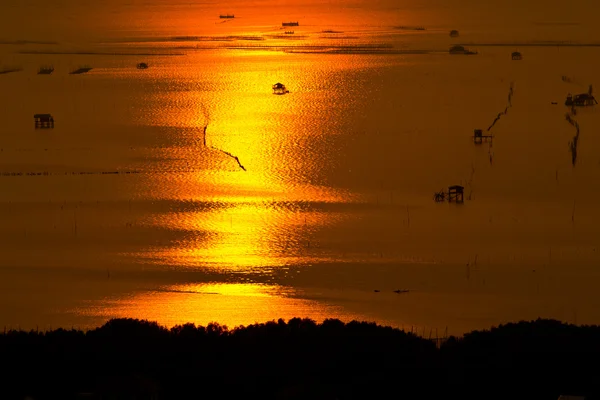 Sonnenuntergang bei chonburi thailand — Stockfoto